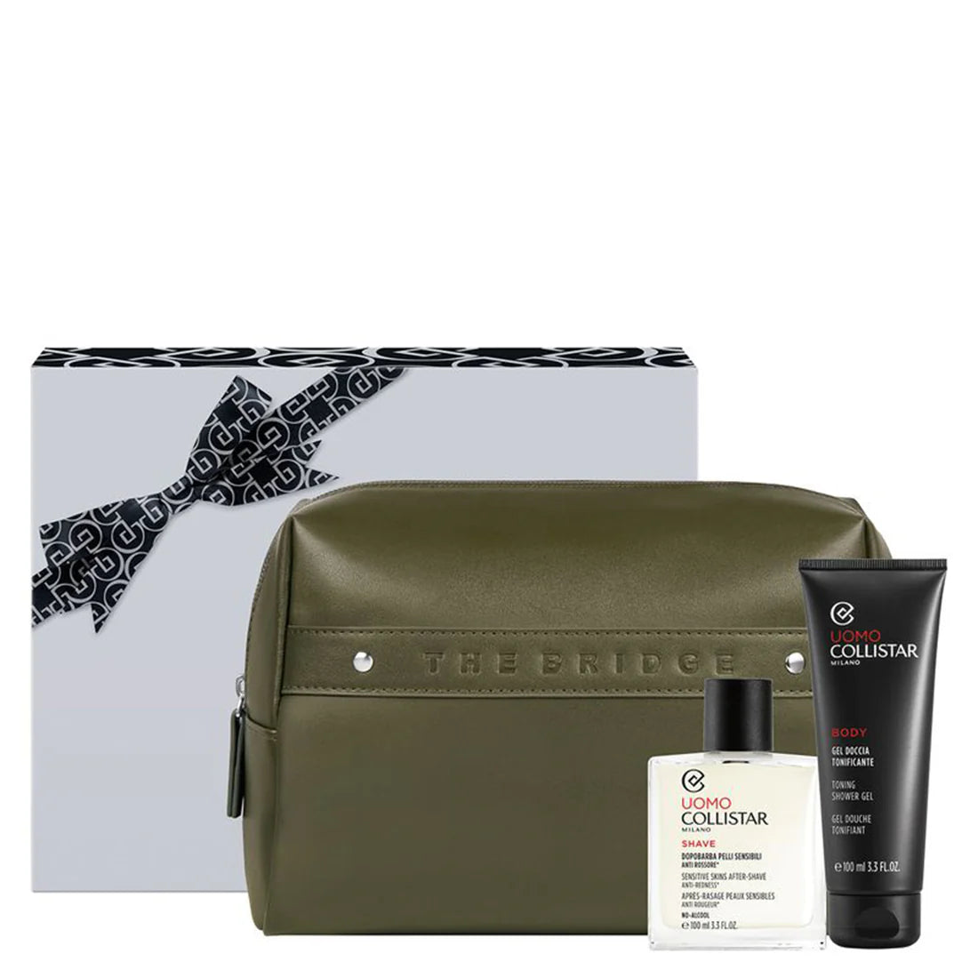 Set Uomo Collistar                Dopobarba+ Gel doccia + Pochette The Bridge
